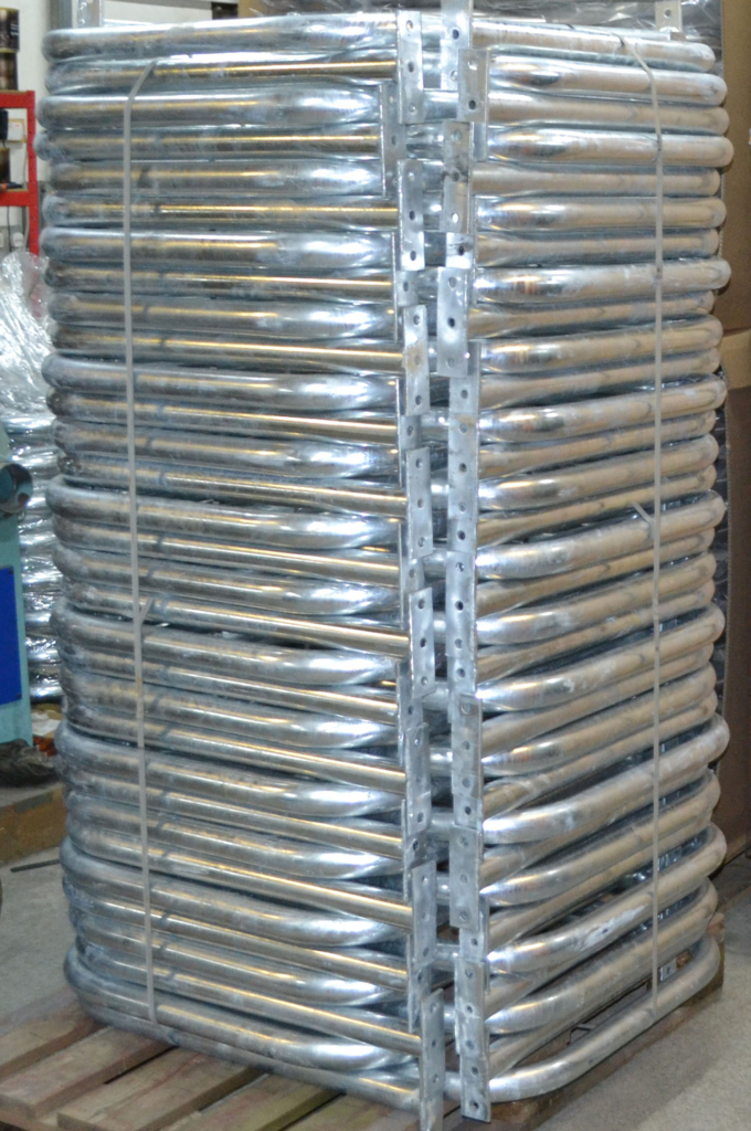 Galvanised cycle stands